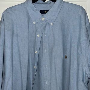 Polo Ralph Lauren Classic Oxford Long Sleeve Button up 2XLT - Blue